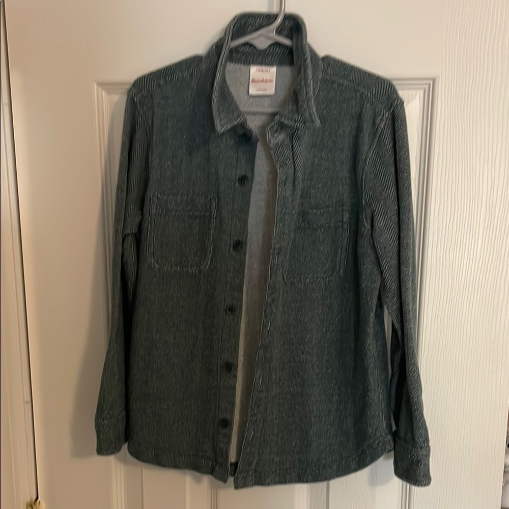 Hanna Anderson Green Soft Cotton Twill Shirt